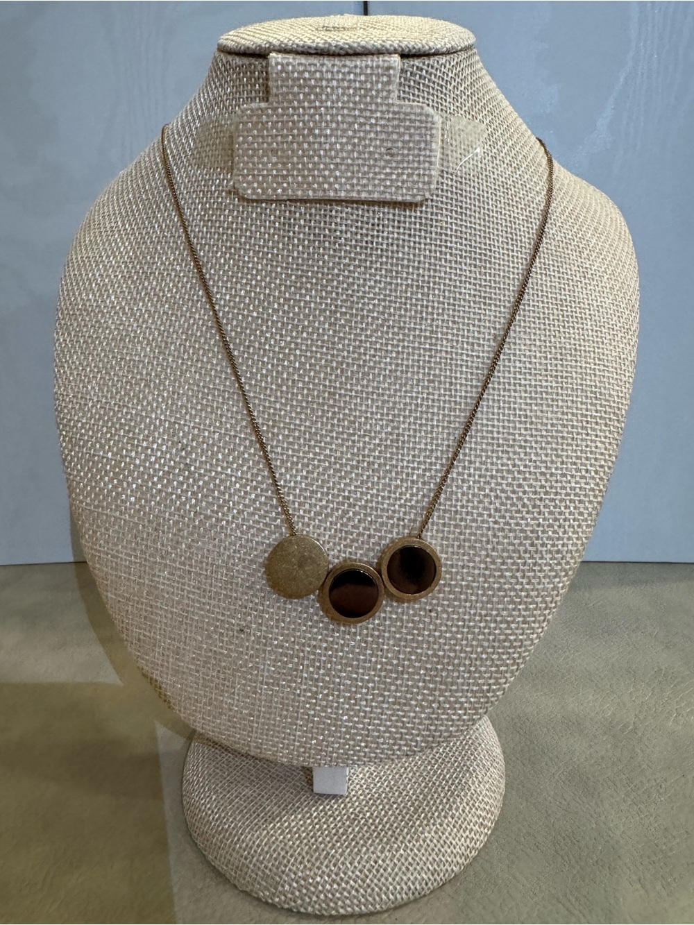 Madewell Gold Necklace with Circles